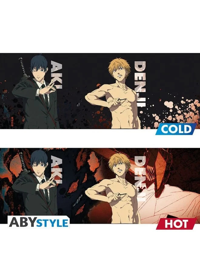 Abystyle  AbyStyleCHAINSAW MAN - Mug Heat Change- 460ml- Denji & Aki  | Best Price UAE